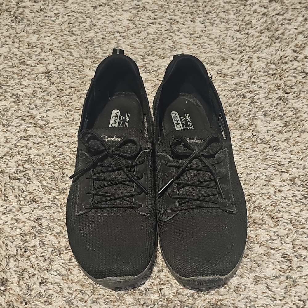 Sketchers Womens Air Cooled Memory Foam Slip In Sneakers
